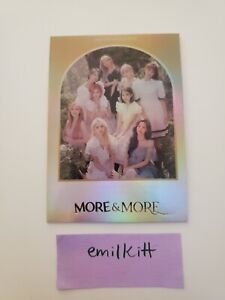 Twice More and More Group Official Album Photocard KPOP PC Holographic Most