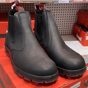 DISCOUNTED REDBACK BOOTS UBBK Bobcat Black Oil Kip Soft Toe Work Boots