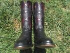 VINTAGE⭐ LUCCHESE CLASSICS ⭐ FULL QUILL OSTRICH ⭐ RARE⭐ EXOTIC⭐WESTERN BOOT 11 D