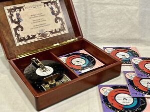 New ListingSwiss Music Box, REUGE AD30 Disc Player ~15 Interchangeable Discs~ See VIDEO