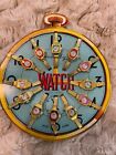 Vintage 1950's Store Retail Toy Watch Advertising Display Card with 12 Watches