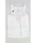Adidas Mens Padded Compression Tank Top, White, XX-Large