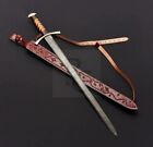Viking Hand Forged Damascus Steel Sword, Battle Ready Sword, Best Quality