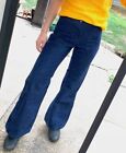 70s style Seafarer Jeans Navy Bellbottoms 30x34 Deadstock with original tags