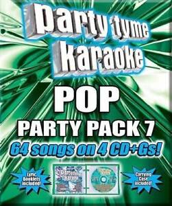 Party Tyme Karaoke - Pop Party Pack 7 - Audio CD - VERY GOOD