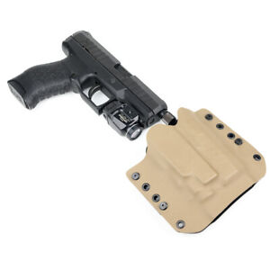 OWB Kydex Holster for 50+ Hanguns with TLR-7A - MATTE FDE - FLAT DARK EARTH