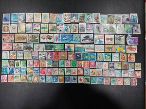 Japanese commemorative stamps, lot of 140 all different, off paper