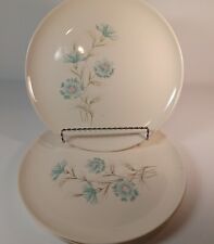 3 Vtg MCM Taylor Smith & Taylor, Ever Yours Boutonniere Dinner Plates 10