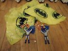 Vintage Lot of 2 DC Comic Book Batman Parachute Action Figure Toys