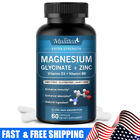 Magnesium Glycinate Pills 500mg High Absorption with Vitamin D3+B6 Sleep Support