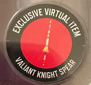 Roblox Action Series 7 VALIANT KNIGHT SPEAR Virtual Toy Code Only (Messaged)