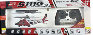 Syma S111G Rescue 3.5 Channel R/C Remote Control Helicopter. BRAND NEW!