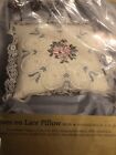New ListingSomething Special Roses on Lace Pillow Cover Candlewicking Kit 80198 NEW 14