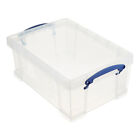 Really Useful Box 9L Plastic Storage Container w/Snap Lid & Clip Lock Handles
