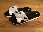 NEW Nike Air Max 1 Slide Sandals White Black Light Grey DH0295-102 Men's Size 15