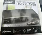 Coby Compact 2.0 Channel DVD Player with Remote NIB, Brand New!!!
