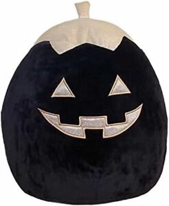 12-Inch Squishmallows Halloween 2021 PAIGE Black Pumpkin Jack-o-Lantern Plush