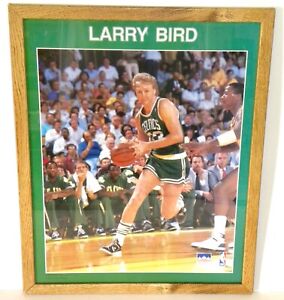 Vintage (NBA) LARRY BIRD BOSTON CELTICS 1988 Starline 16” x 20” Framed Poster