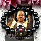 Leklai Somporn Magnetic Bracelet Protection Immortal Black Ball Thai Amulet 5153