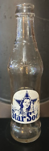 1948 STAR SODA 7oz ACL Bottle Takitani Star Ice & Soda Works Wailuku Maui Hawaii