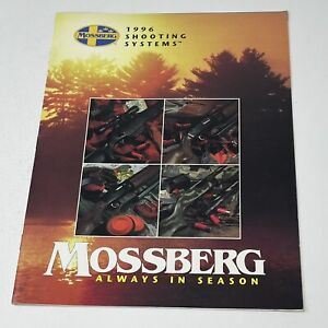 1996 Mossberg Firearms Shotgun Gun Sales Brochure Catalog Photos Accessories