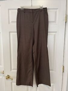 New York & Company Dress Pants Brown Size 10 Tall