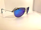 NEW UNUSED Maui Jim Silver B245-17 Baby Beach Blue Aviator Titanium Sunglasses