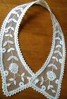 Antique Collar Princess Lace Belgian Brussels floral design hand made
