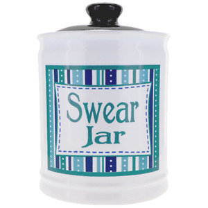 Cottage Creek Swear Jar, Ceramic Cuss Jar, 6