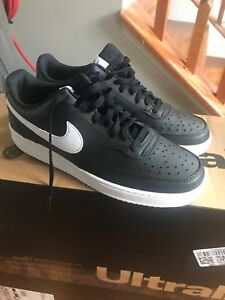 nike shoes for men black and white new