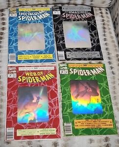 New ListingAmazing Spider-Man Lot 30th Anniversary Complete Hologram Set 365 189 26 90 1992