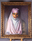 Oil/Canvas Young Arabic Girl