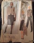 Vogue American Designer Bill Blass 2764 Jacket Blouse Skirt Pants Size 12 Uncut