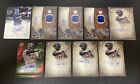 Lot (x9) 2013-16 Inception/Legacies MIGUEL SANO Mixed Auto Jersey Relic Angels