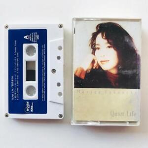 Cassette tape Mariya Takeuchi Quiet Life Moon Records AMTM-4141 1992 Showa Retro
