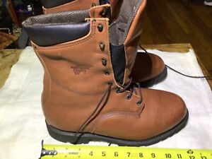 Red wing boots gore-Tex no steel toe size 12 display store shoes slightly used
