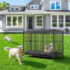 Collapsible Dog Crate 48'' XXL Heavy Duty Dog Cage w/Open Top for Large Dogs