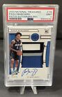 2022 National Treasures Paolo Banchero RC Rookie Patch Auto Red /75 PSA 9 Pop 7