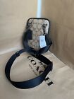 NWT Coach CO912 Aden Crossbody in Signature Canvas & Leather Charcoal Black New