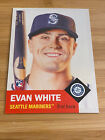 Seattle Mariners Rookie EVAN WHITE Topps Living Card 470, Facsimile Auto, RC