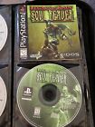 Legacy of Kain Soul Reaver Sony Playstation 1 PS1 Black Label Disc & MANUAL Only