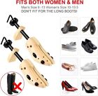 Pair 2-way Wooden Adjustable Shoe Stretcher Expander for Men Women Size 5-13 US