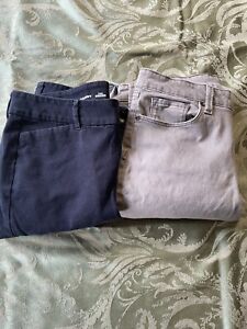 Lot Of 2 Pairs Of Sonoma Old Navy Pants Women’s Size 10