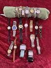 Lot Of 20 Watches Working Condition Unknown For Parts- Use?JM Jacmor, Timex,+