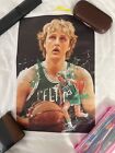 Larry Bird 13” X 18 1/2” Canvas Poster Celtics New $1 SHIP