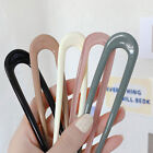 Women Hair Pin U Shaped Fork Stick French Fashion Hairstyle Acrylic Hair Clips )