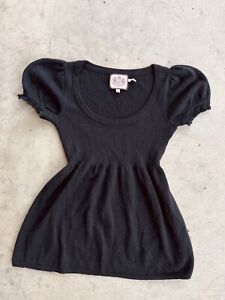 Y2K 2000s juicy couture babydoll top! Tagged Medium Fit For Large As Well