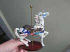 New ListingVintage Miniature Carousel Horse w/ EAGLE On it c 1988 F.M. FRANKLIN MINT