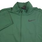 Nike Dri Fit Full Zip Woven Jacket Men's Size Small Galactic Jade Green