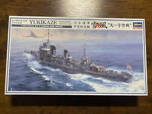 Hasegawa Japanese Navy A-Type Destroyer Yukikaze OperationTen-Go 1945 1/350 Z22